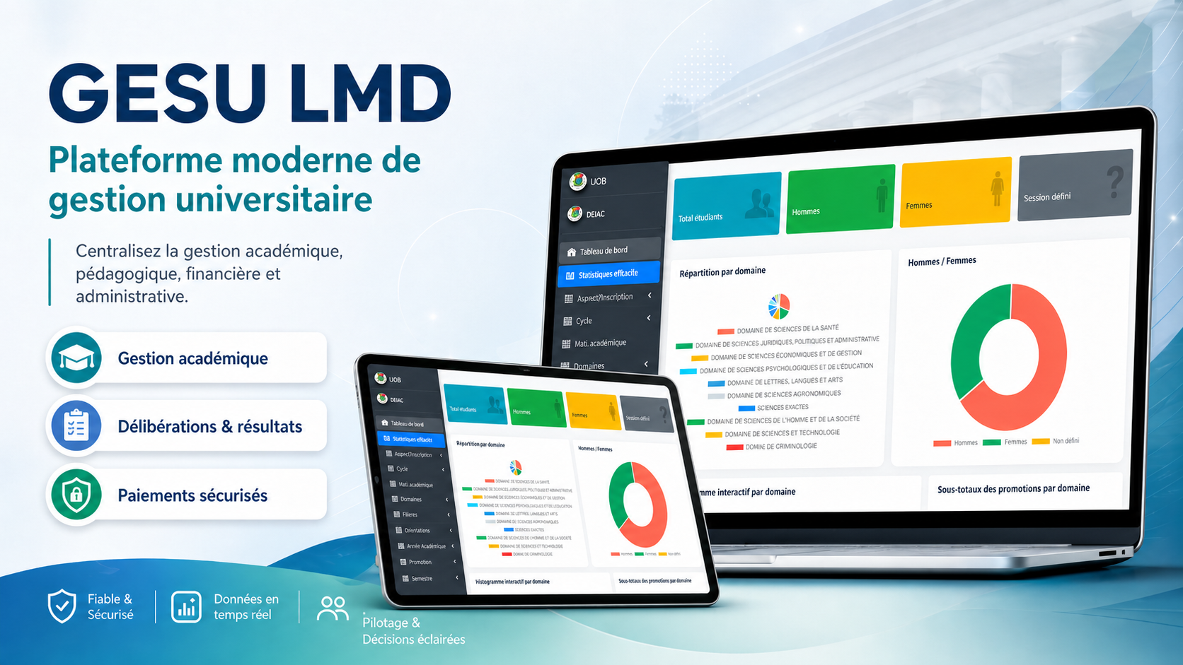 GESU LMD : une plateforme moderne pour digitaliser la gestion universitaire